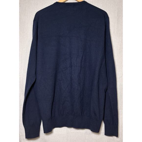 Peter Millar Cashmere Blend Pullover Crewneck Sweater Men's XL Lightweight - Picture 2 of 5